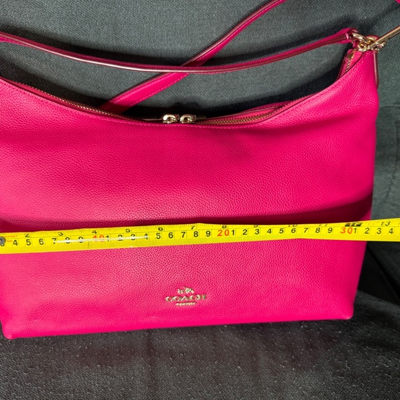 Coach Pebble Leather Shoulder and Crossbody Bag - Picture 10 of 11